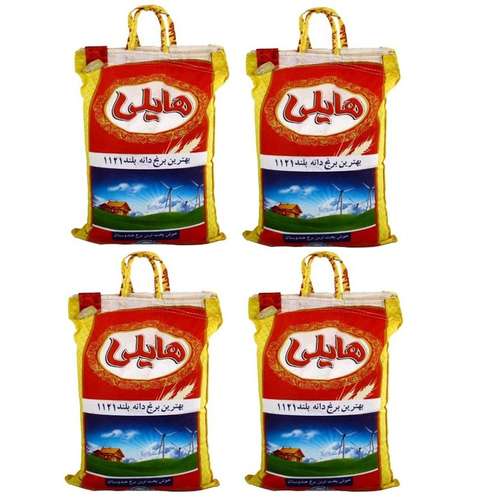 برنج 1121 هایلی - 10 کیلوگرم بسته 4 عددی