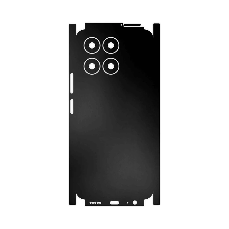 برچسب پوششی ماهوت مدل Matte-Black-FullSkin مناسب برای گوشی موبایل آنر X6a