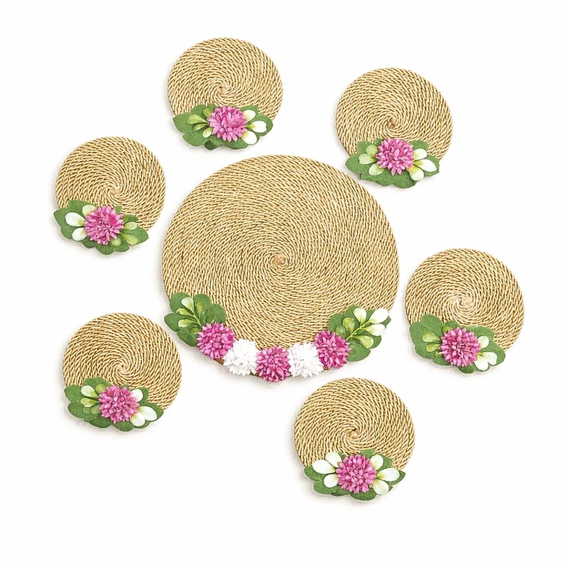 مجموعه ظروف هفت سین 7 پارچه مدل NA008