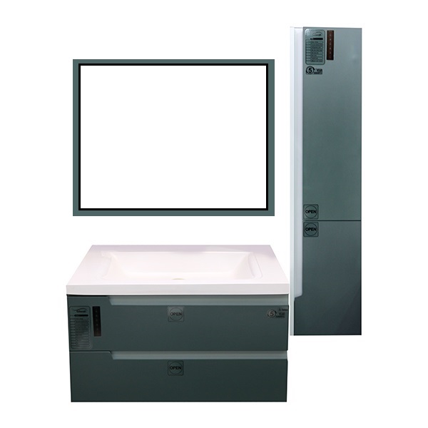 ست کابینت و روشویی مدل کلودیا به همراه آینه و باکس 