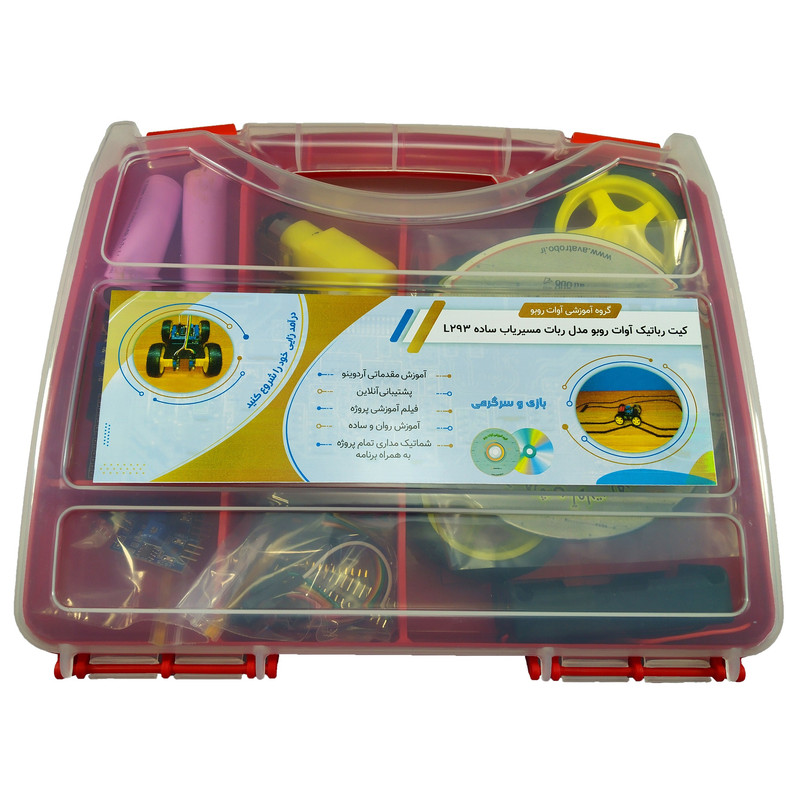 کیت رباتیک آوات روبو مدل مسیریاب L293