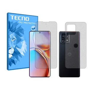 Tecno HyMTT model matte screen protector suitable for Motorola Edge+ (2023) mobile phone along with the back of the phone