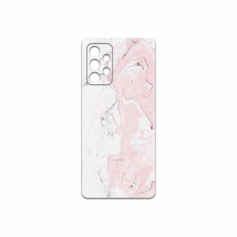 برچسب پوششی ماهوت مدل Blanco-Pink-Marble مناسب برای گوشی موبایل سامسونگ Galaxy A52s 5G