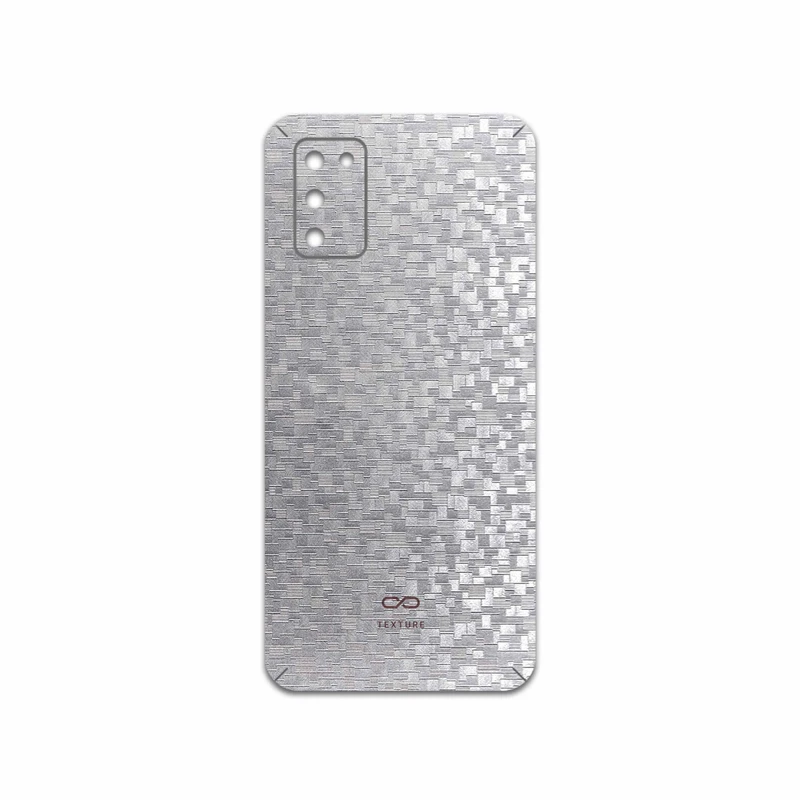 برچسب پوششی ماهوت مدل Silver-Silicon مناسب برای گوشی موبایل سامسونگ Galaxy A03S