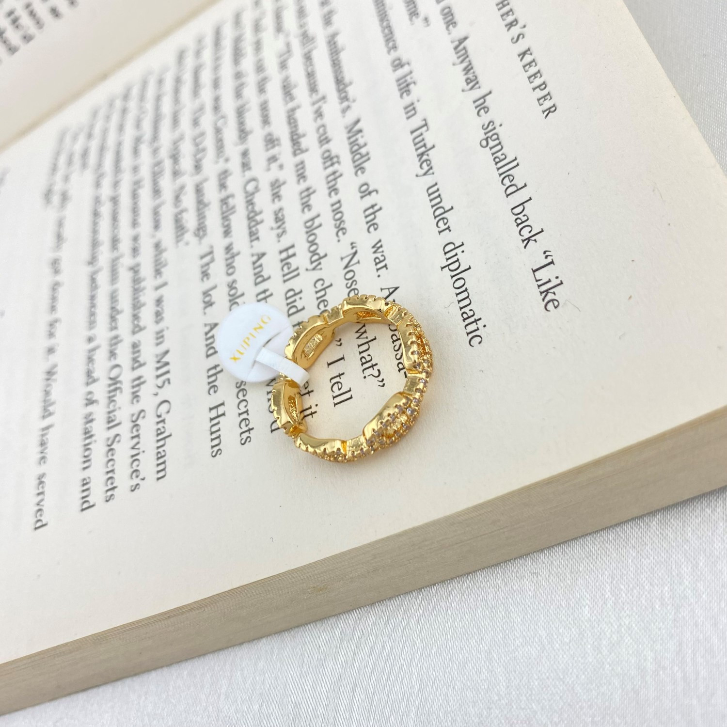 انگشتر زنانه وای اس ایکس مدل کارتی کد R4418