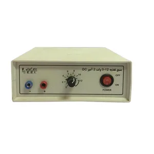 منبع تغذیه 12 ولت 2 آمپر صنایع آموزشی مدل DC