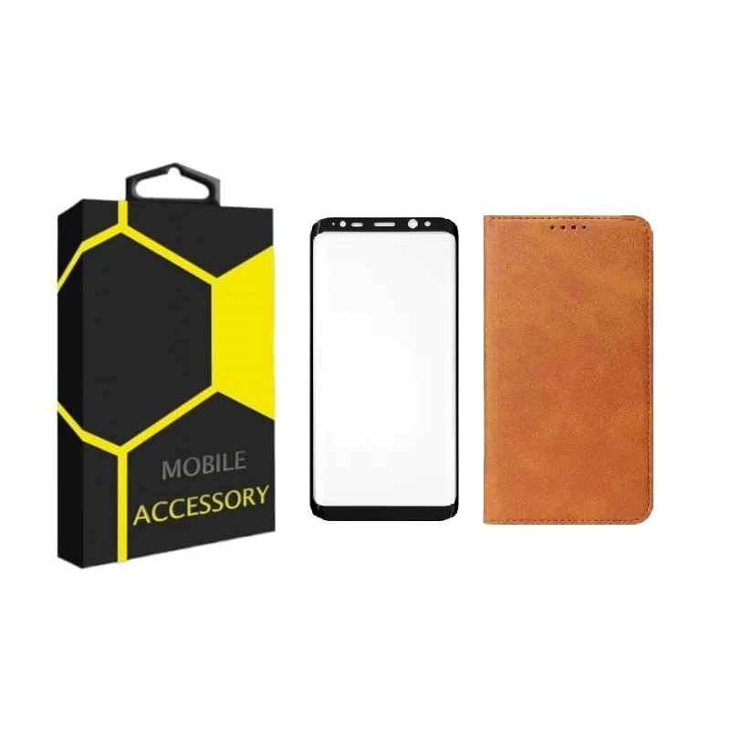 کیف کلاسوری مدل CL-AD مناسب برای گوشی موبایل سامسونگ  Galaxy S8 Plus به همراه محافظ صفحه نمایش