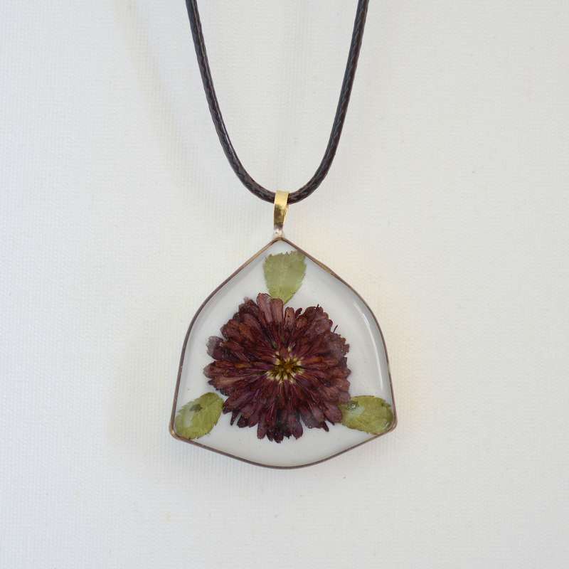 گردنبند زنانه طرح گل