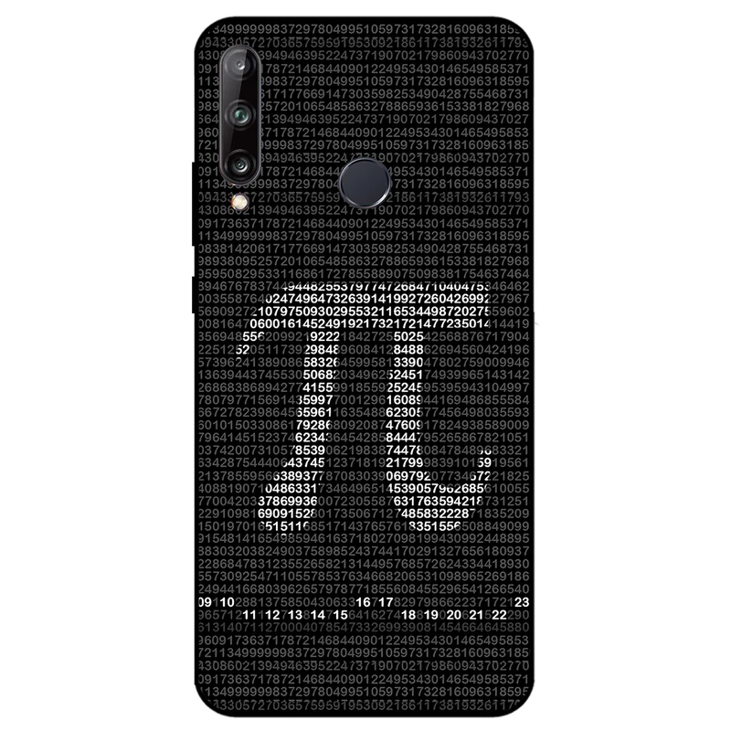 کاور مگافون طرح عدد پی مدل 7240 مناسب برای گوشی موبایل هوآوی Y7P 2020 / P40 Lite E
