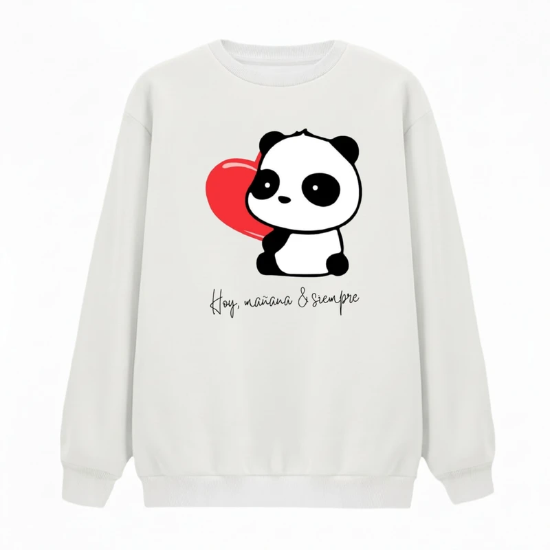 سویشرت زنانه مدل پاندا و قلب کد v17 