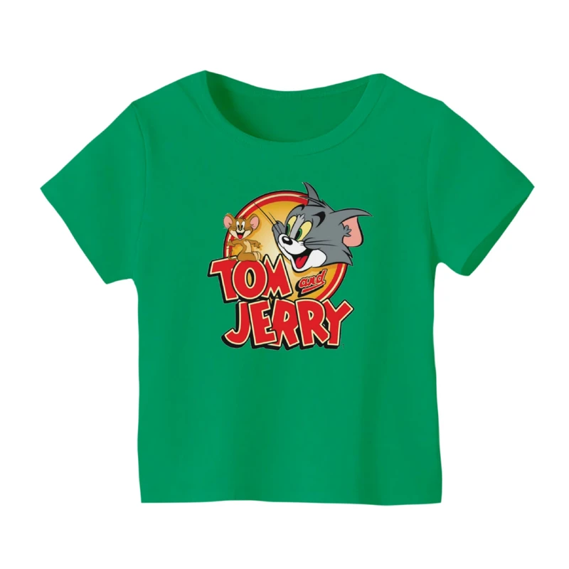 تی شرت آستین کوتاه بچگانه مدل تام و جری کد ۱