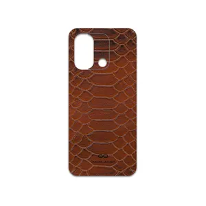 MAHOOT Brown-Snake-Leather Cover Sticker for Xiaomi Redmi 12C