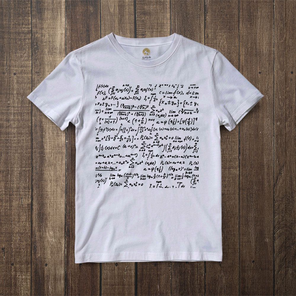 تی شرت آستین کوتاه مردانه هومرو مدل TW383 طرح ریاضی فیزیک -  - 4