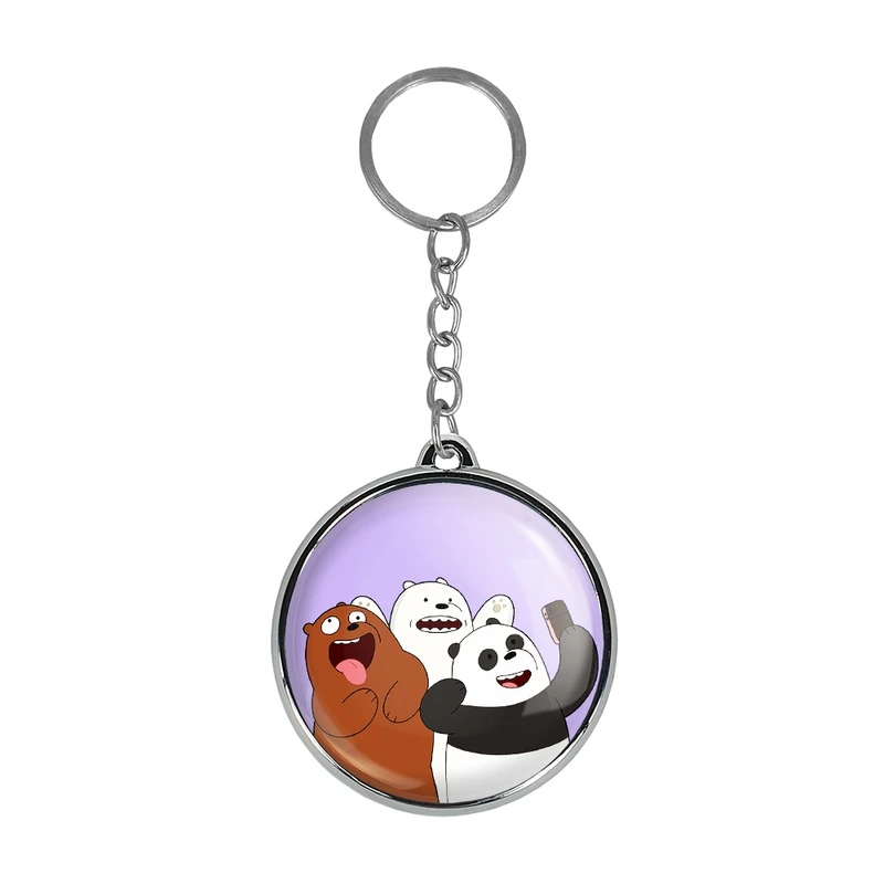 جاکلیدی خندالو طرح انیمیشن سه خرس کله پوک مدل دوطرفه کد 2763327634