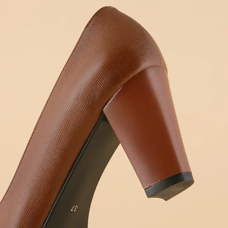 کفش زنانه چرم یلسان مدل  آنا کد ASL-ANA-602-HRM