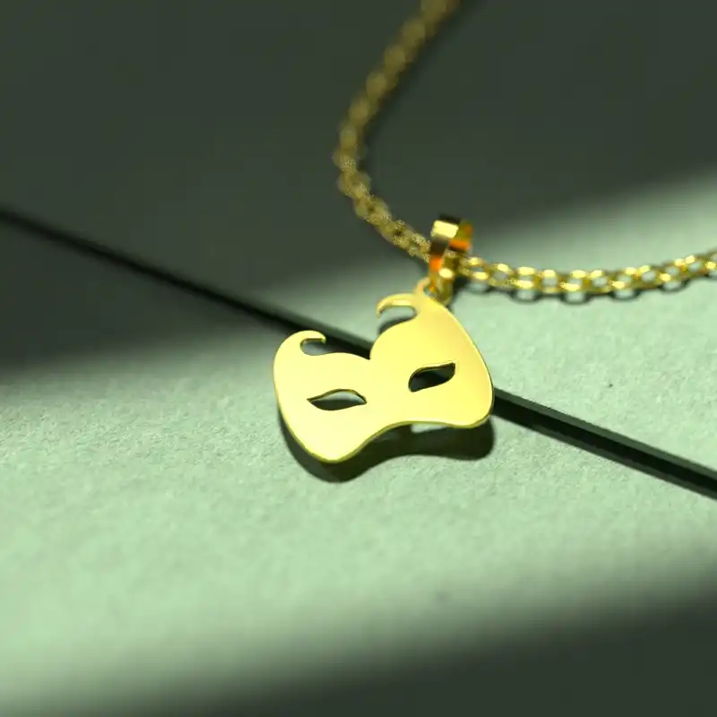 گردنبند طلا 18 عیار زنانه مدوپد مدل هالووین کد G2-1-1207