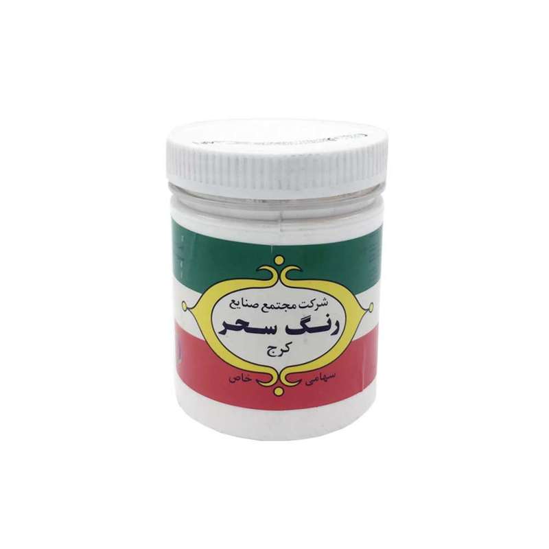 رنگ پلاستیک سفید سحر مدل 861 وزن 750 گرم