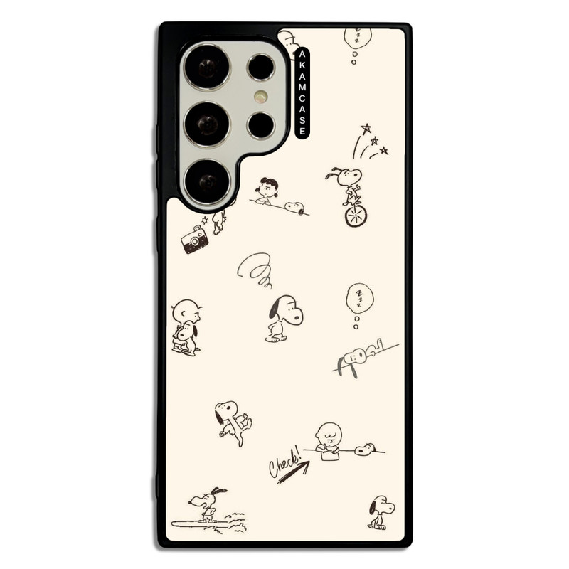 کاور آکام مدل AMC-WSGS23U-SNOOPY-44 مناسب برای گوشی موبایل سامسونگ Galaxy S23 Ultra