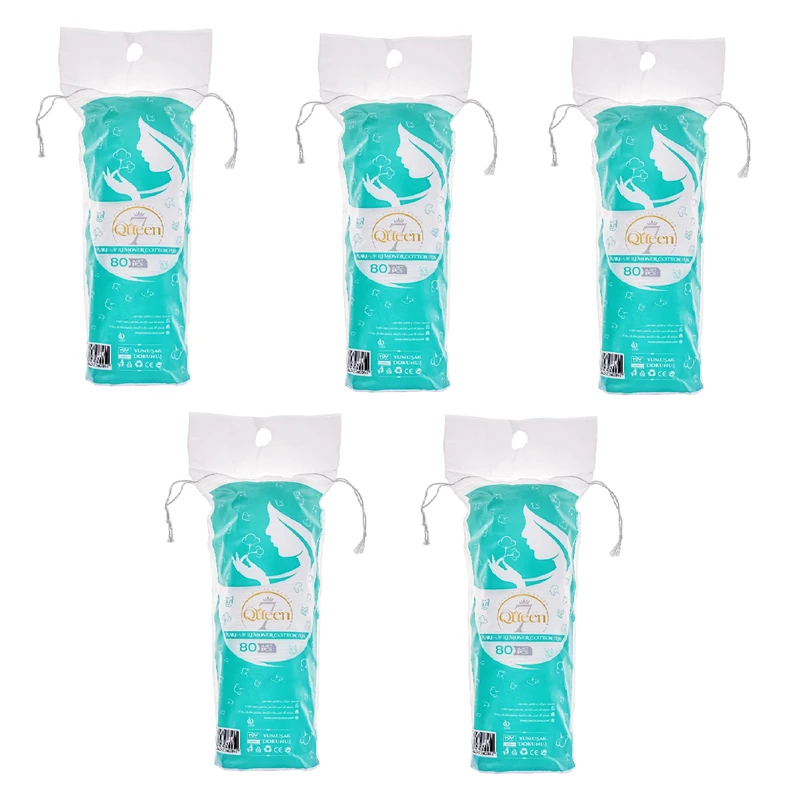 پد پاک کننده آرایش صورت سون کوئین مدل Fresh مجموعه 5 عددی