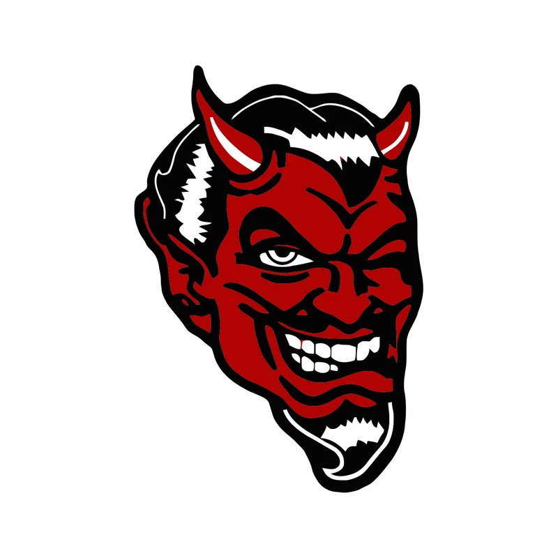 استیکر خودرو پویا مارکت طرح شیطان کد 1855