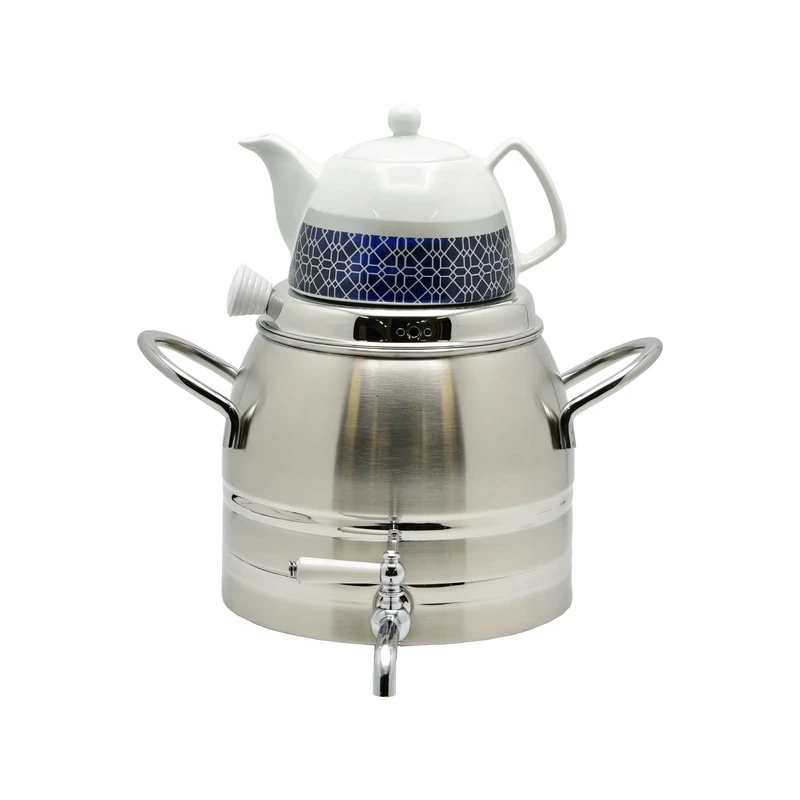 ست کتری و قوری مدل UN-7220 Shiny گنجایش کتری 6 لیتر گنجایش قوری 1 لیتر 