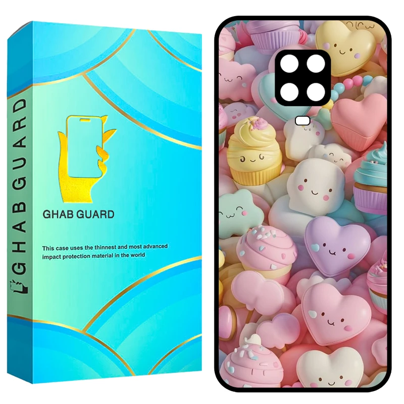 کاور قاب گارد طرح قلب مدل GN920 مناسب برای گوشی موبایل شیائومی Redmi Note 9S / Redmi Note 9 Pro / Redmi Note 9 Pro Max