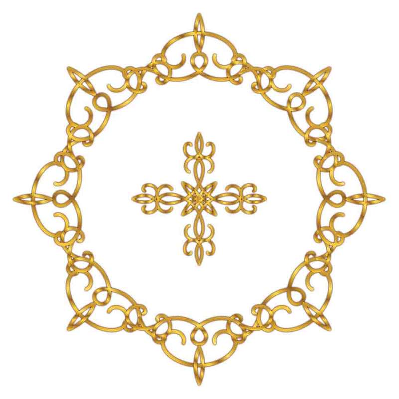 تایل سقفی آسمان مجازی مدل C-11975 سایز 60x60 سانتیمتر بسته 4 عددی