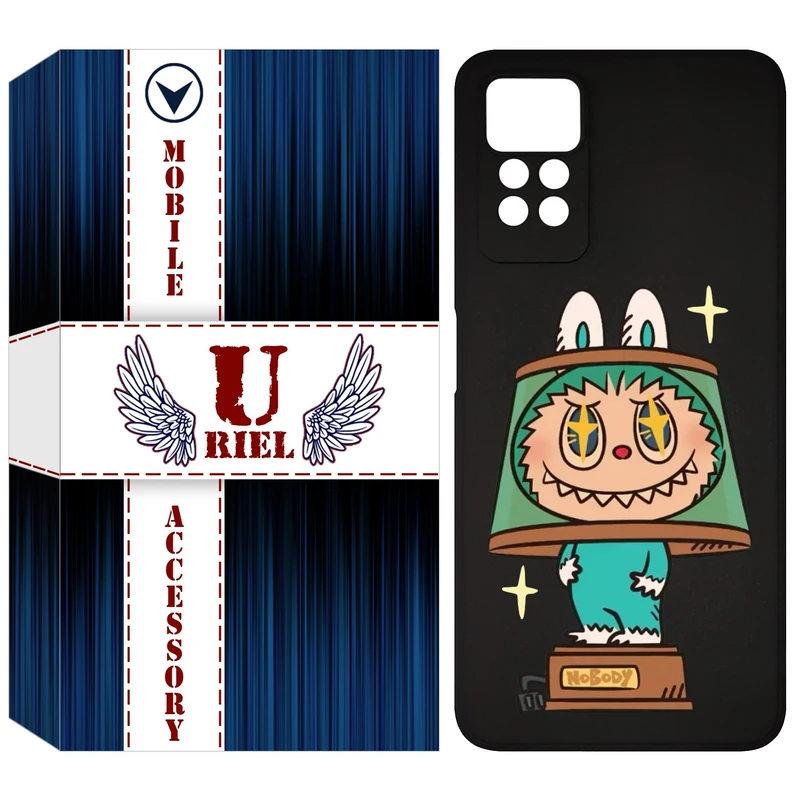 کاور یوریل قاب مدل KSH کد 126 طرح عروسک لبوبو مناسب برای گوشی موبایل شیائومی Redmi Note 12 Pro 4G