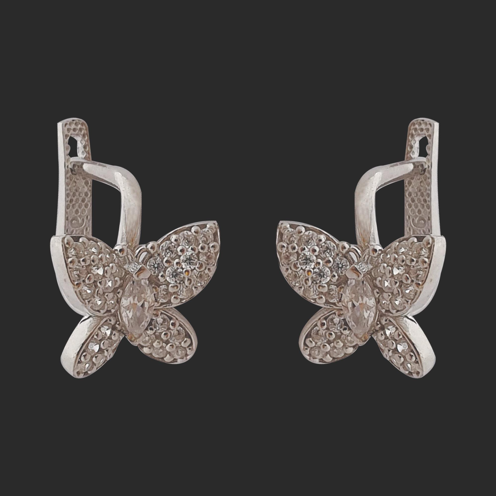 گوشواره نقره زنانه مدل G183 گوشواره نقره زنانه مدل G183