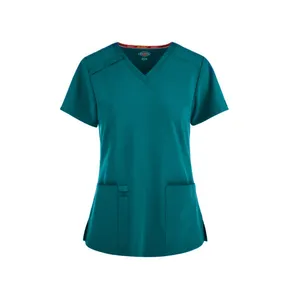 بلوز اسکراب پزشکی زنانه دیکیز مدل DK615EDS Essentials-TEAL