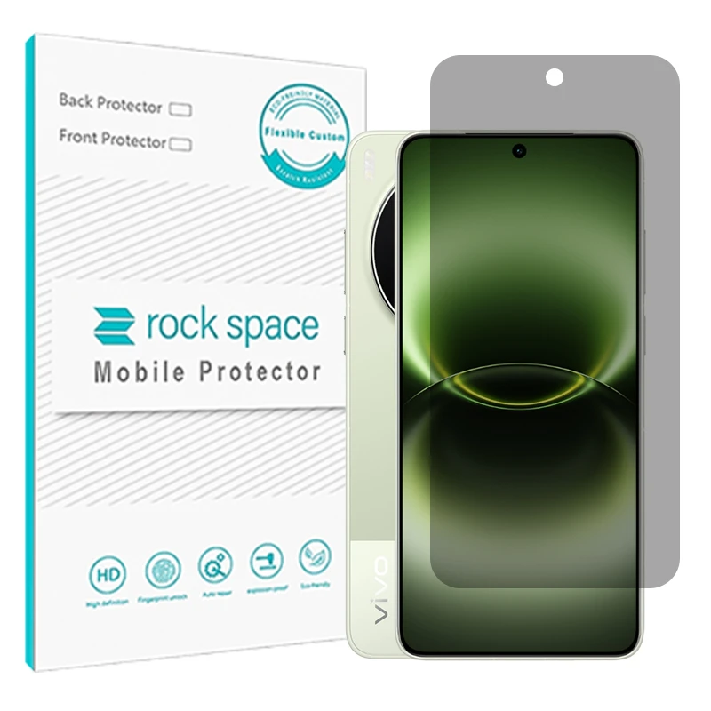 محافظ صفحه نمایش حریم شخصی راک اسپیس مدل هیدروژلی مناسب برای گوشی موبایل ویوو X300 Ultra