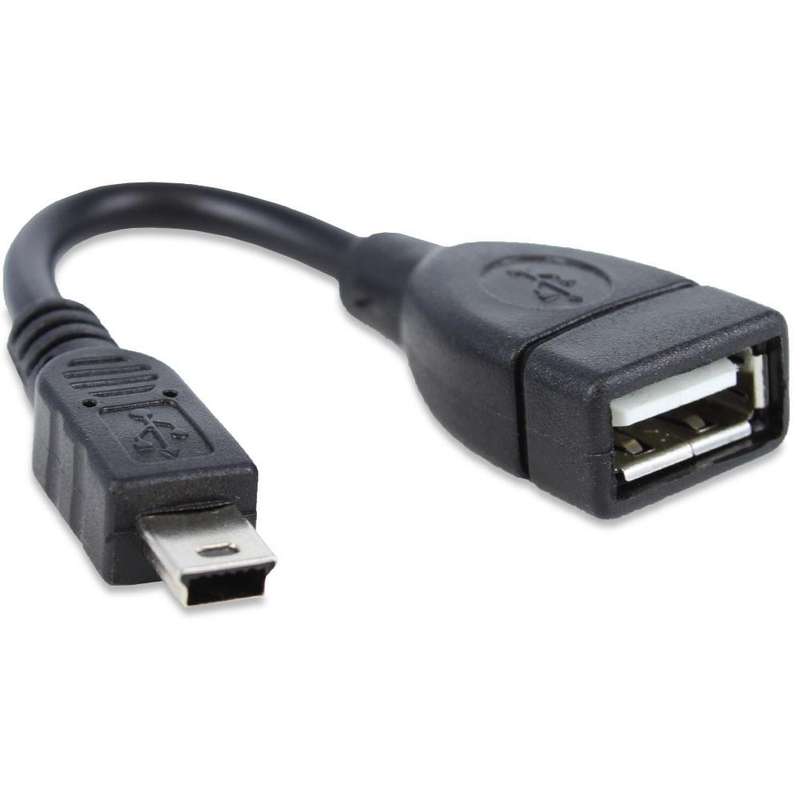 مبدل OTG Mini USB -B مدل Sk07 مبدل OTG Mini USB -B مدل Sk07
