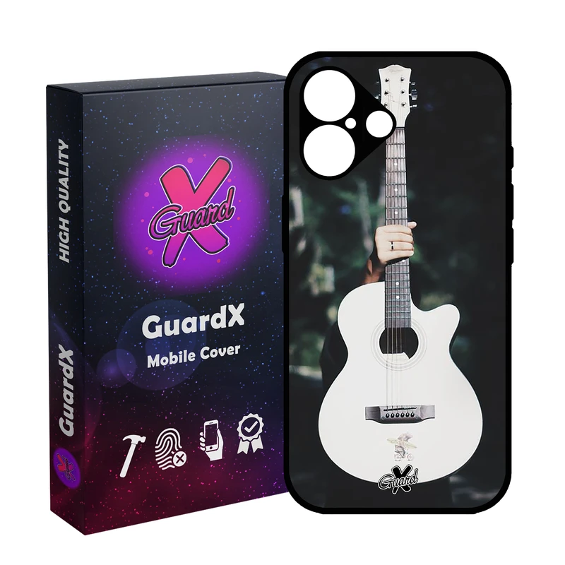 کاور گارد ایکس طرح گیتار مدل 10263 مناسب برای گوشی موبایل اپل iPhone 16