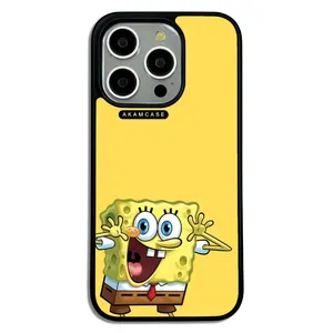 AKAM AMC-WA15PRO-SPONGE BOB11 Cover For Apple iPhone 15 Pro