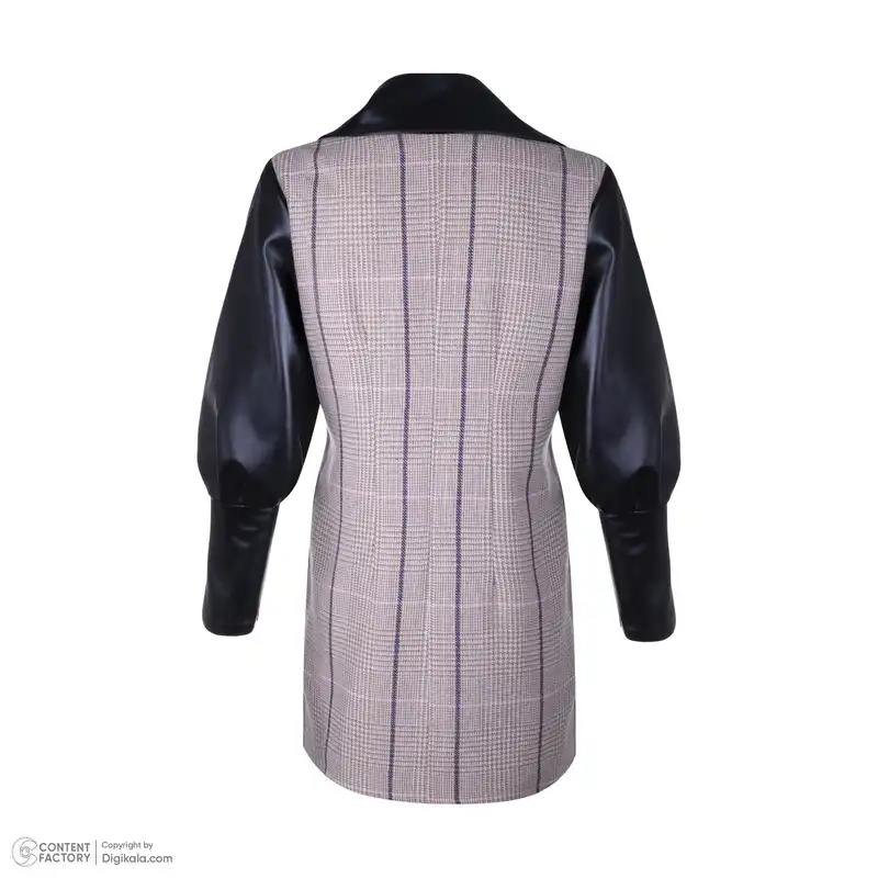 پالتو زنانه مادام مدل نانسی چهارخانه