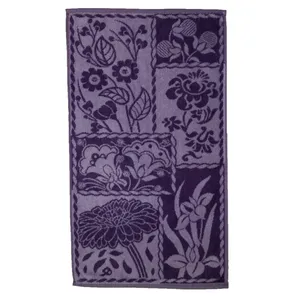 حوله هنر طرح گل کد 011 سایز 40x75 سانتی متر