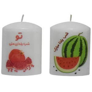 شمع طرح Yalda-08 بسته 2 عددی