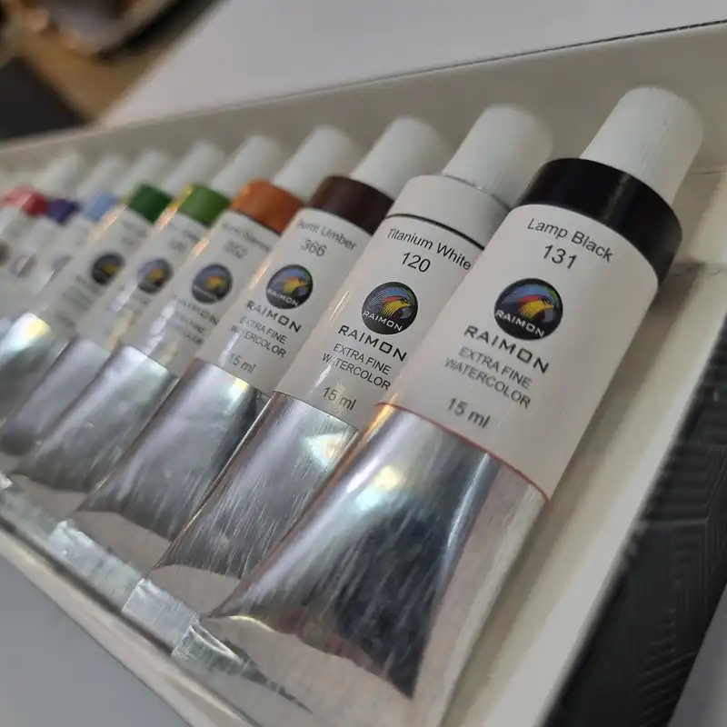 آبرنگ 12 رنگ رایمون مدل 001