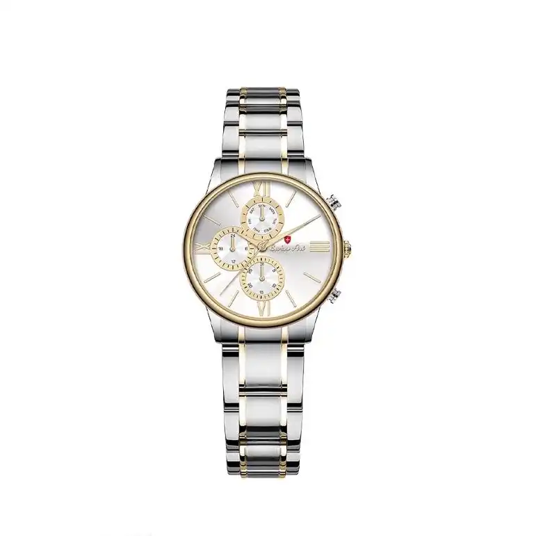 ست ساعت مچی عقربه ای  زنانه و مردانه سوئیس آرت مدل 7891