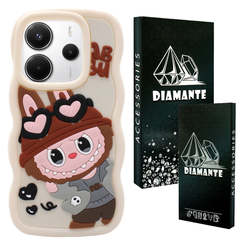 کاور دیامانته مدل Cream Bk مناسب برای گوشی موبایل شیائومی Redmi Note 14 4G