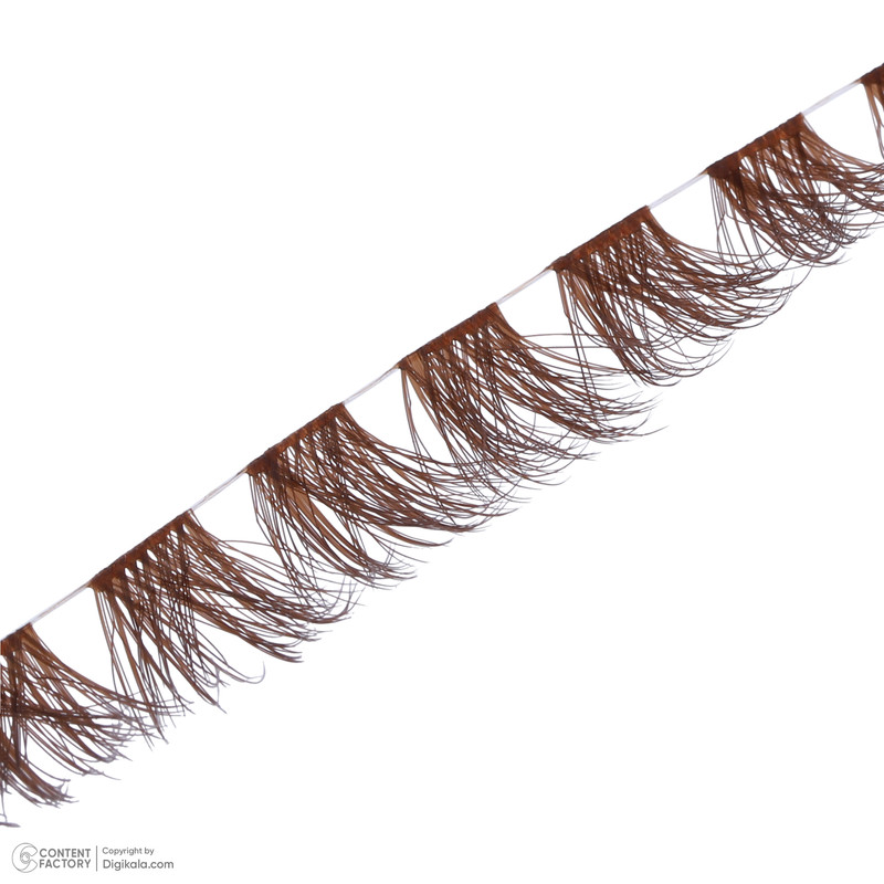 مژه مصنوعی ریسه‌ ای رد چری مدل Feather Chocolate 14 بسته 5 عددی