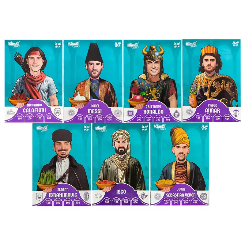 اسباب بازی زینتی کیمدی مدل نوروزی مجموعه 7 عددی