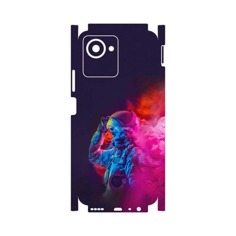 برچسب پوششی ماهوت مدل Smoke Rainbow Digital Art 1-FullSkin مناسب برای گوشی موبایل ریلمی C30s