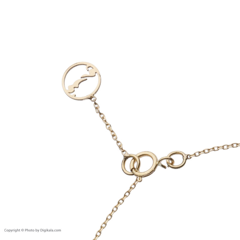 دستبند طلا عیار 18 زنانه پرسته مدل WBC89