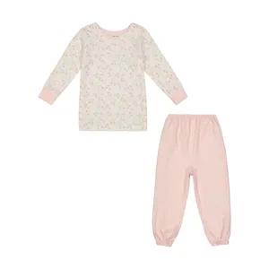 ست تی شرت آستین بلند و شلوار دخترانه ناربن مدل 1521417-21