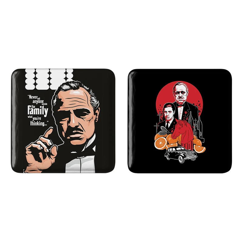 مگنت خندالو طرح پدرخوانده The Godfather کد 1014710153 مجموعه 2 عددی