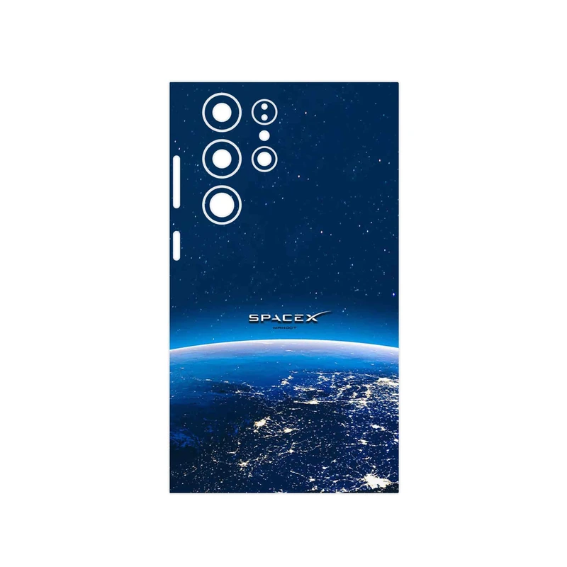 برچسب پوششی ماهوت مدل Space X مناسب برای گوشی موبایل سامسونگ Galaxy S23 Ultra