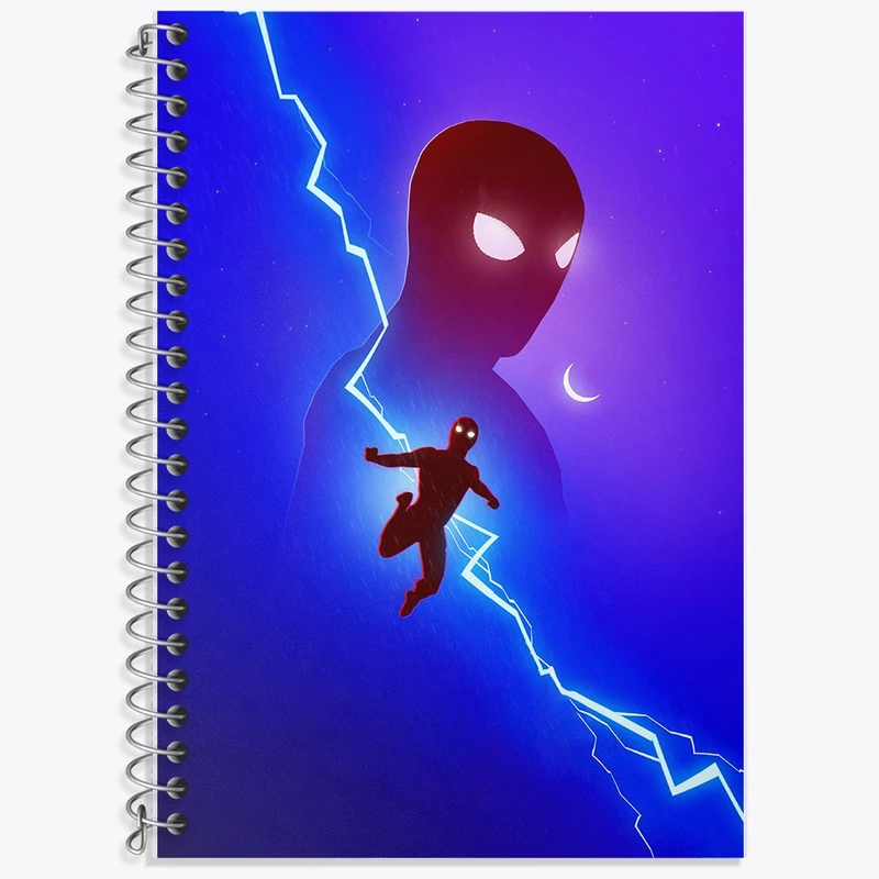 دفتر لغت 50 برگ خندالو طرح مرد عنکبوتی (Spider Man) کد F1823