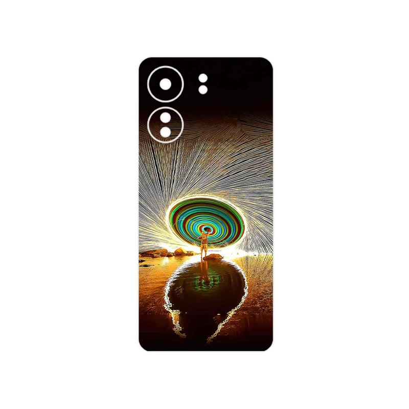 برچسب پوششی ماهوت مدل Night Light Fountain مناسب برای گوشی موبایل شیائومی Poco C65