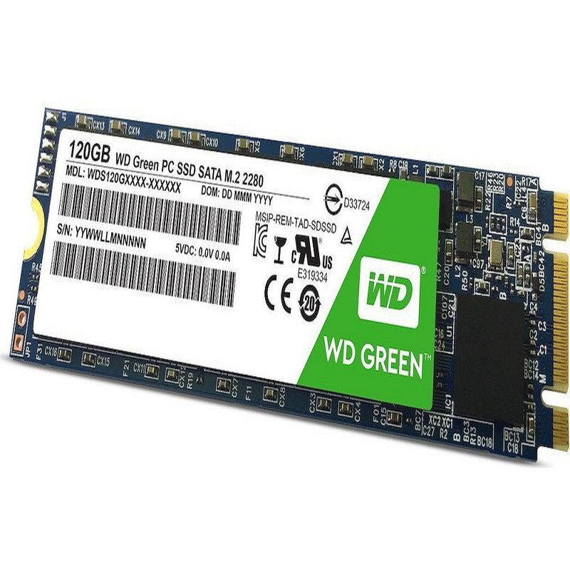 اس اس دی اینترنال وسترن دیجیتال مدل WD SSD 120GB 3D NAND M.2 SATA ظرفیت 120 گیگابایت
